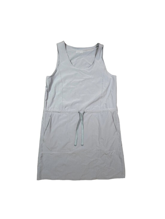 Patagonia Dresses & Skirts - Patagonia Fleetwith Dress Womens M Light Plume Grey Drawstring Travel Hiking